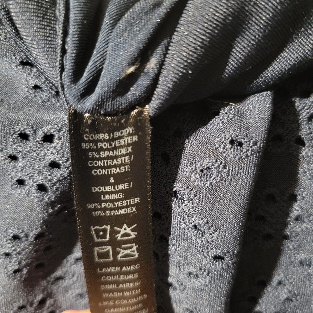 Kyodan Medium Blue vneck dress With Pockets - Picture 4 of 7